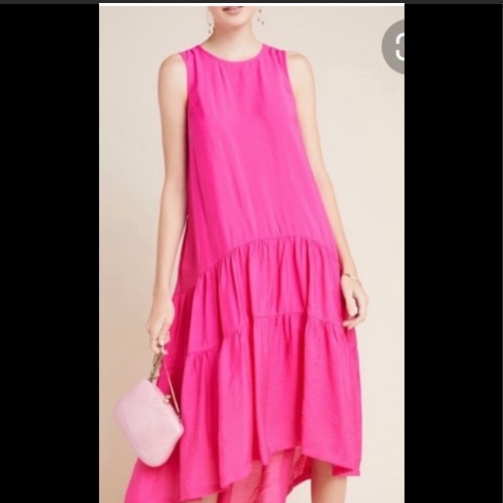 NWT Anthropologie Maeve Pink Dress